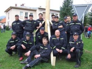 členovia dobrovoľného hasičského zboru z Istebného