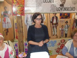 Námestníčka primátora mesta Košice Mgr. Lucia Gurbáľová sa prihovára prítomným