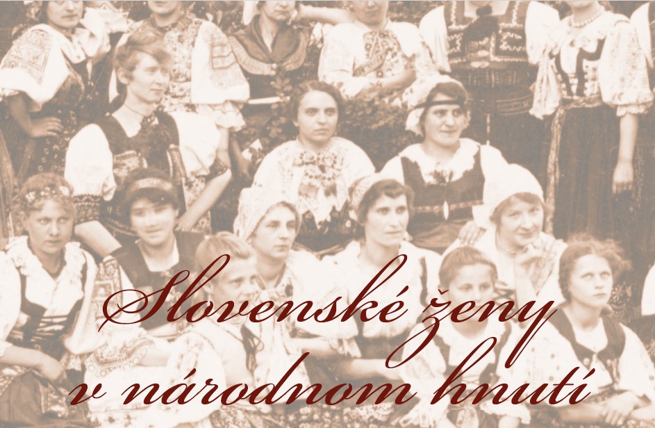 Dobová fotografia žien s nadpisom 