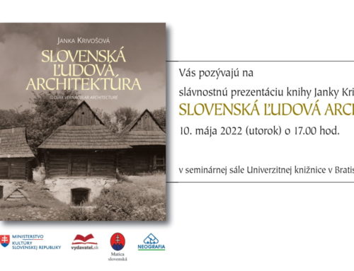 Povedomie o slovenskej ľudovej architektúre zvýši v Bratislave nová kniha