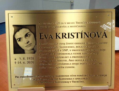 Spomienka na slávnu trenčiansku rodáčku a recitátorku Evu Kristinovú