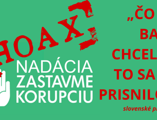 Nadácia Zastavme korupciu šíri ďalšie lži o Matici slovenskej