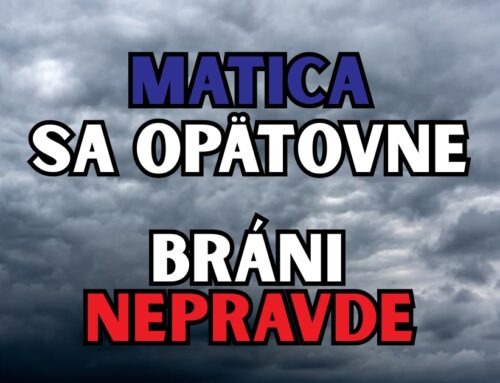 Stanovisko Matice slovenskej k opakovaným nepravdivým tvrdeniam poslanca Romana Michelka